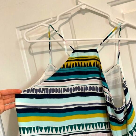 Loft striped colorful racerback tank size small - Picture 4 of 6